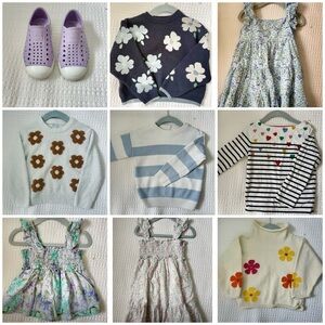 Janie & Jack Girls 3T bundle + mini Boden+ boutique- dresses, sweaters, shoes